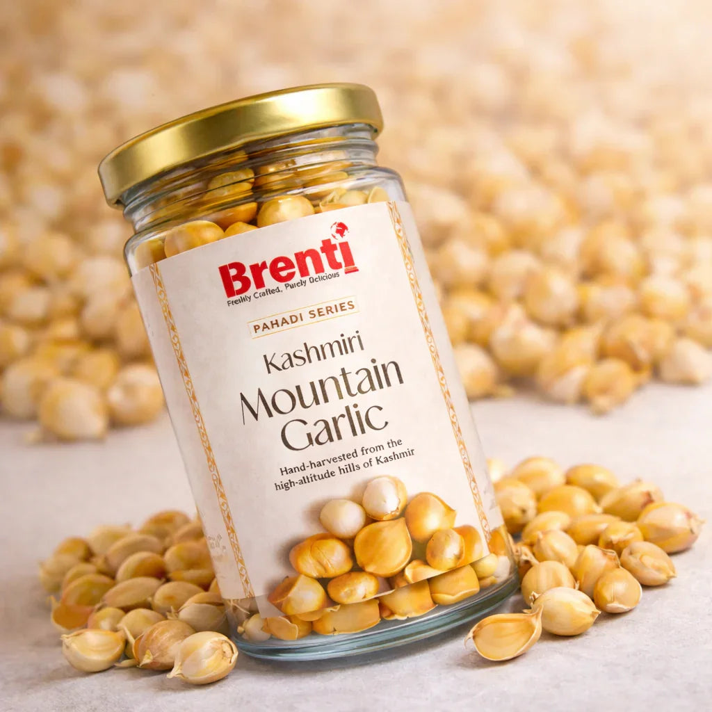 Kashmiri Mountain Garlic - Brenti Foods