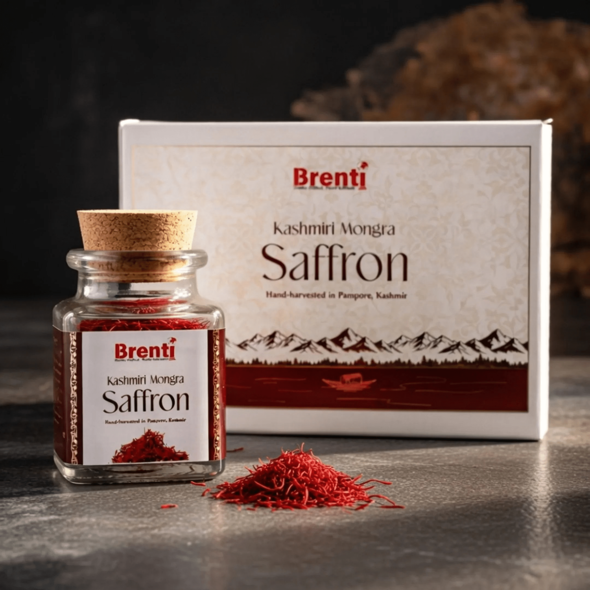 Kashmiri Pure Mongra Saffron - Brenti Foods