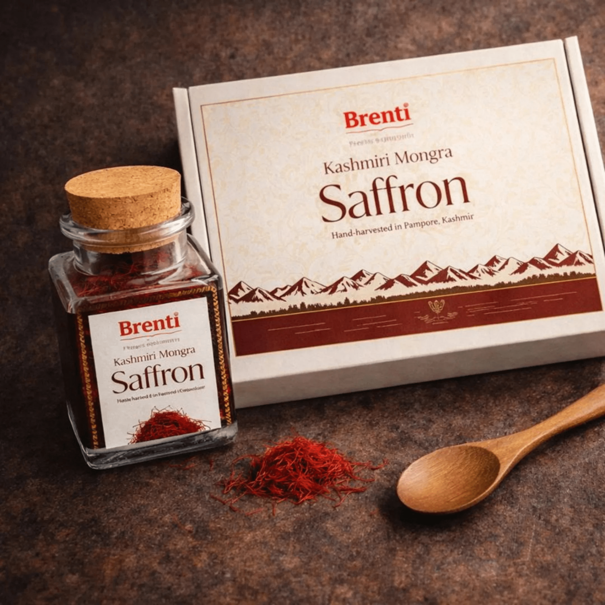 Kashmiri Pure Mongra Saffron - Brenti Foods