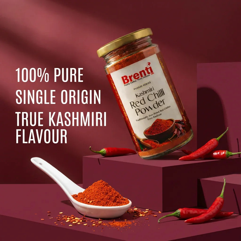 Kashmiri Red Chilli Powder - Brenti Foods100