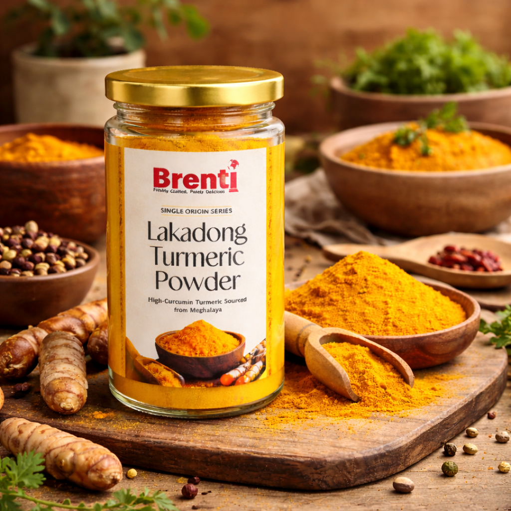 Lakadong Turmeric Powder - Brenti Foods